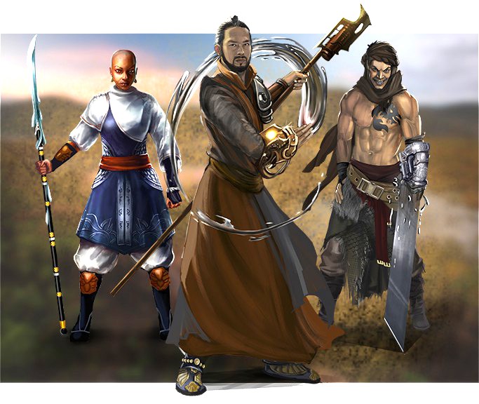 Three more <em>Steel Dragons</em> Characters